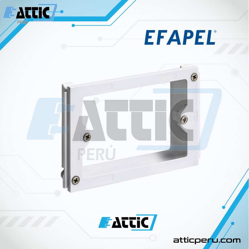 Base para Placa PVC de Canaletas 110x50 mm EFAPEL 10971 ABR
