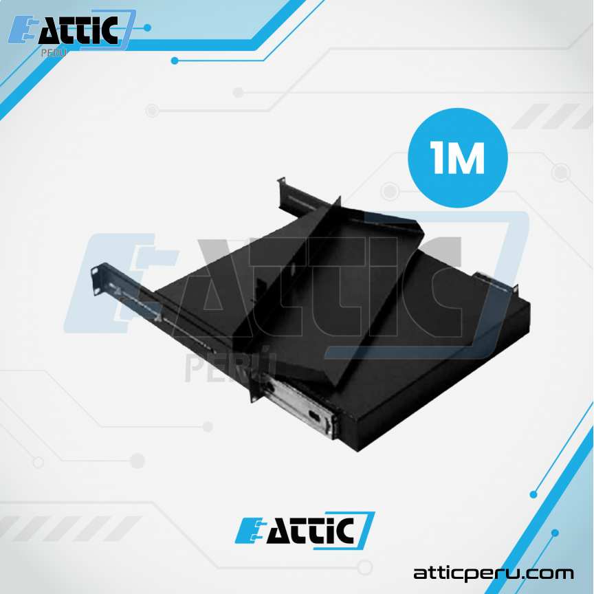 Bandeja Retractil 1RU 1m Teclado/Mouse NACIONAL