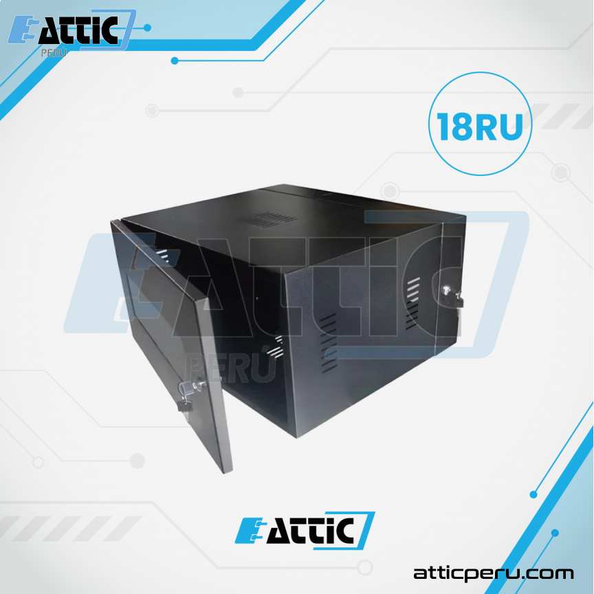 Gabinete de Pared 18RU 90x60x51cm NACIONAL