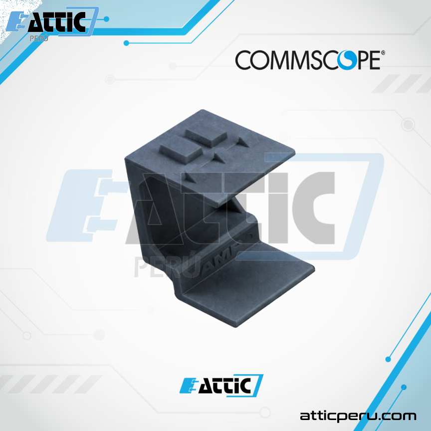 Tapa Ciega COMMSCOPE 1116412-2 Negra para Faceplate SL