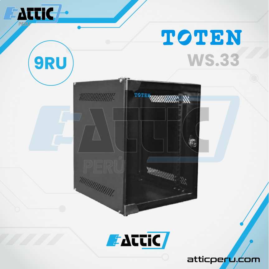 Gabinete de Pared TOTEN 9RU WS.3309.9001