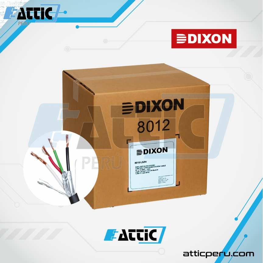 Cable LSZH Audio Control 2x18 DIXON 8012