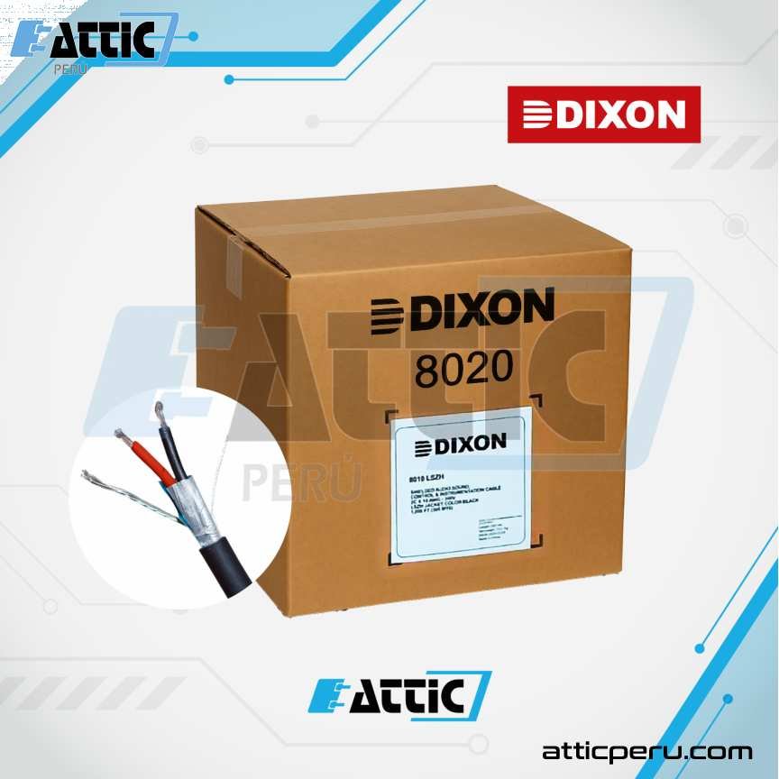Cable LSZH Audio Control 1x22 DIXON 8020