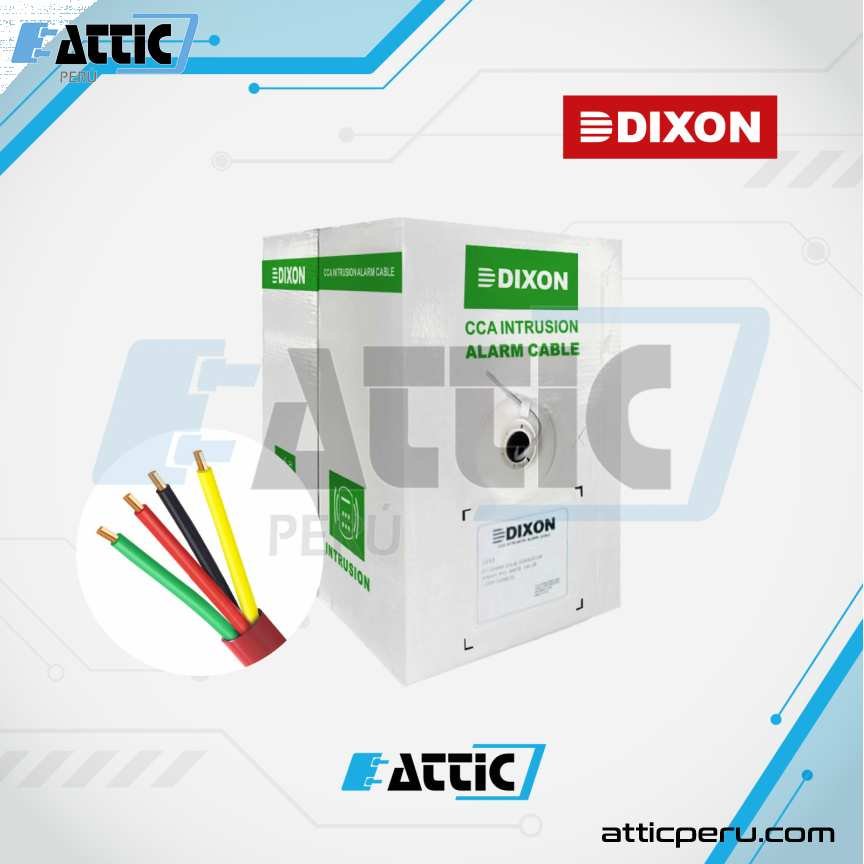 Cable DIXON LSZH 4x22 Alarma de Intrusión 1013