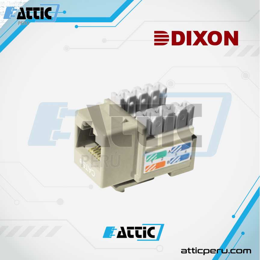 Jack RJ45 Cat5e Poncheo DIXON Marfil KJ8-CE-US/IVN