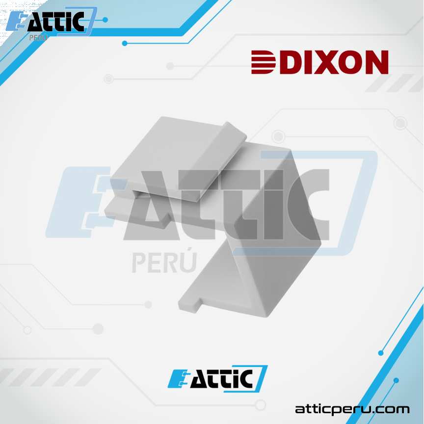 Tapa Ciega Dixon MU5-B/WH Blanca para Faceplate