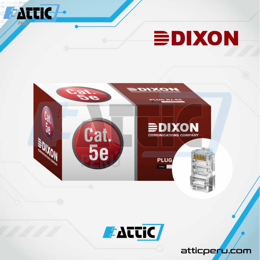 Conector RJ45 Cat5e Dixon PR88505E-CN