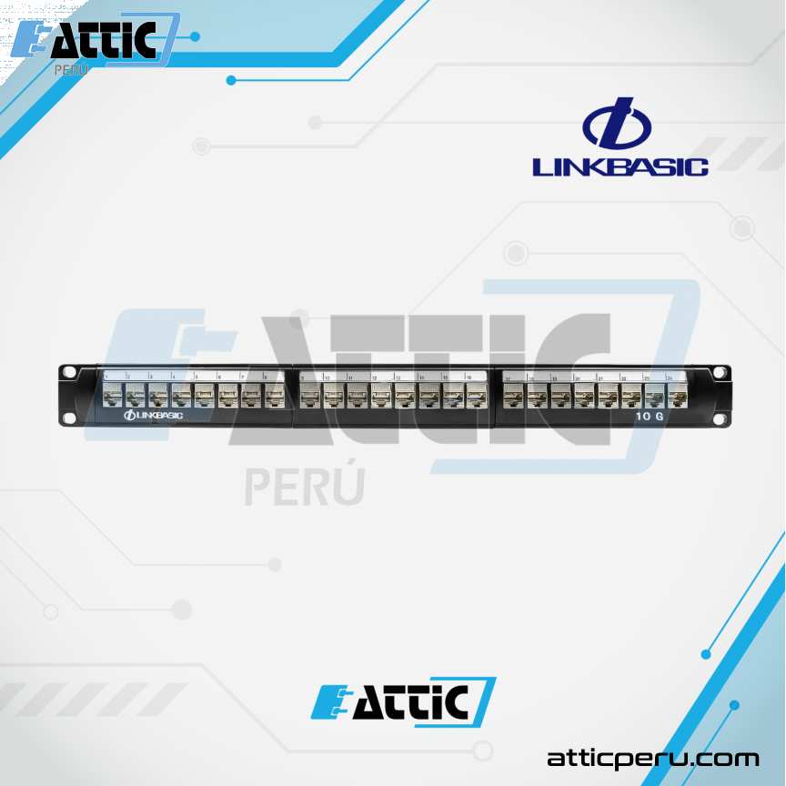 Patch Panel LINKBASIC Cat6 FTP 24P PNA24-SC6