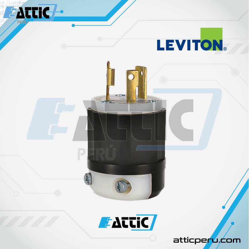 LEVITON 2611 Enchufe Aéreo 30A 125V NEMA L5-30P