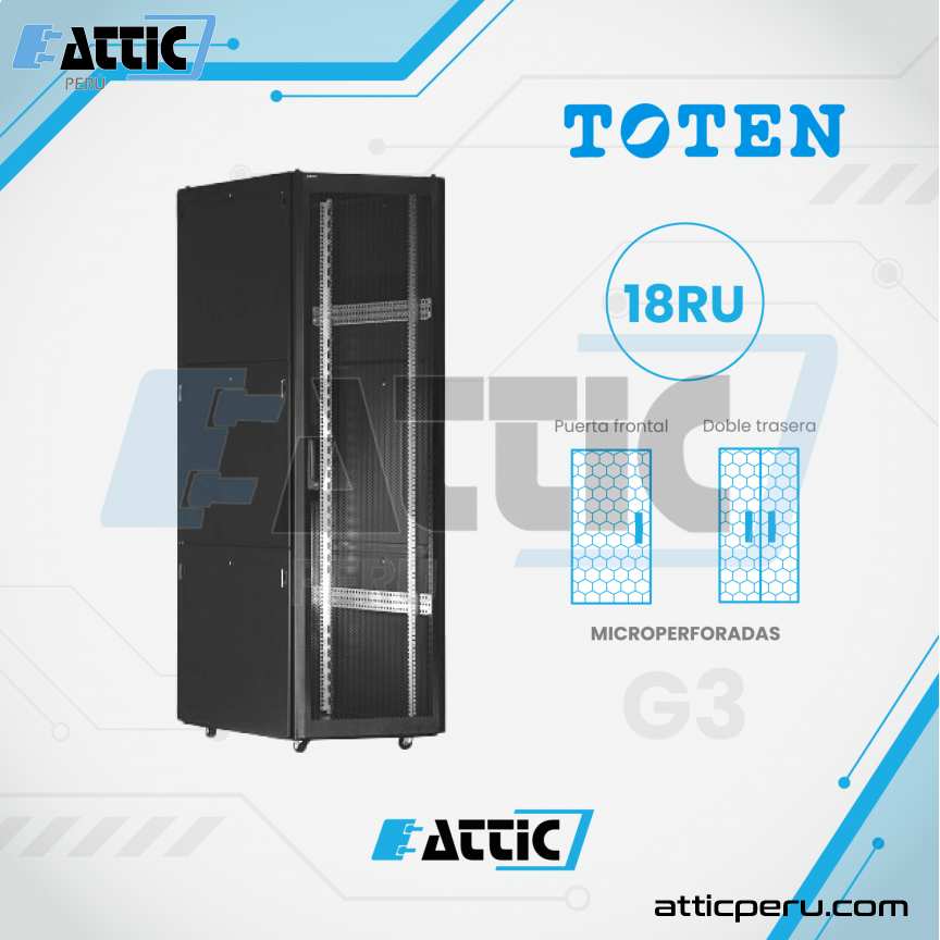 Gabinete de Piso TOTEN 18RU G3.6818.9601