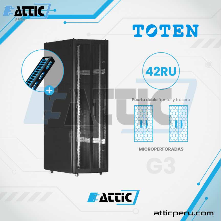 Gabinete de Piso TOTEN 42RU G3.8242.9601