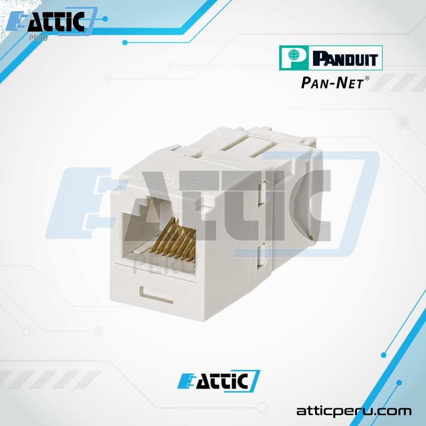 Jack RJ45 Cat6 MINI-COM Blanco Panduit PANNET CJ688TGIW