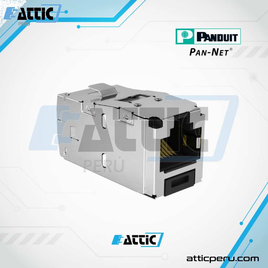 Jack RJ45 Cat6A Blindado MINI-COM Panduit PANNET CJS6X88TGY