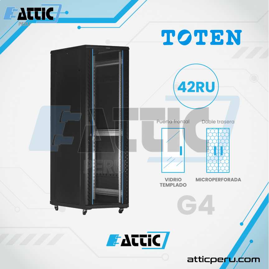 Gabinete de Piso TOTEN 42RU G4.6042.7801