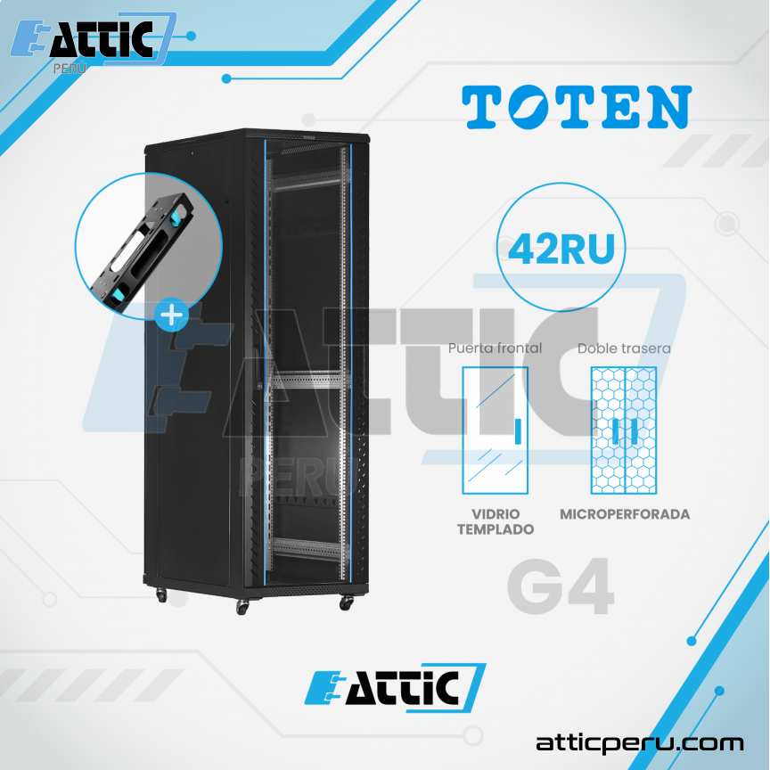 Gabinete de Piso TOTEN 42RU G4.8842.7801