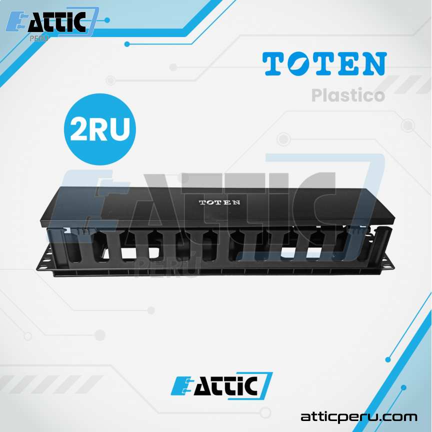 Ordenador Plástico TOTEN 2RU para Cables 981500120